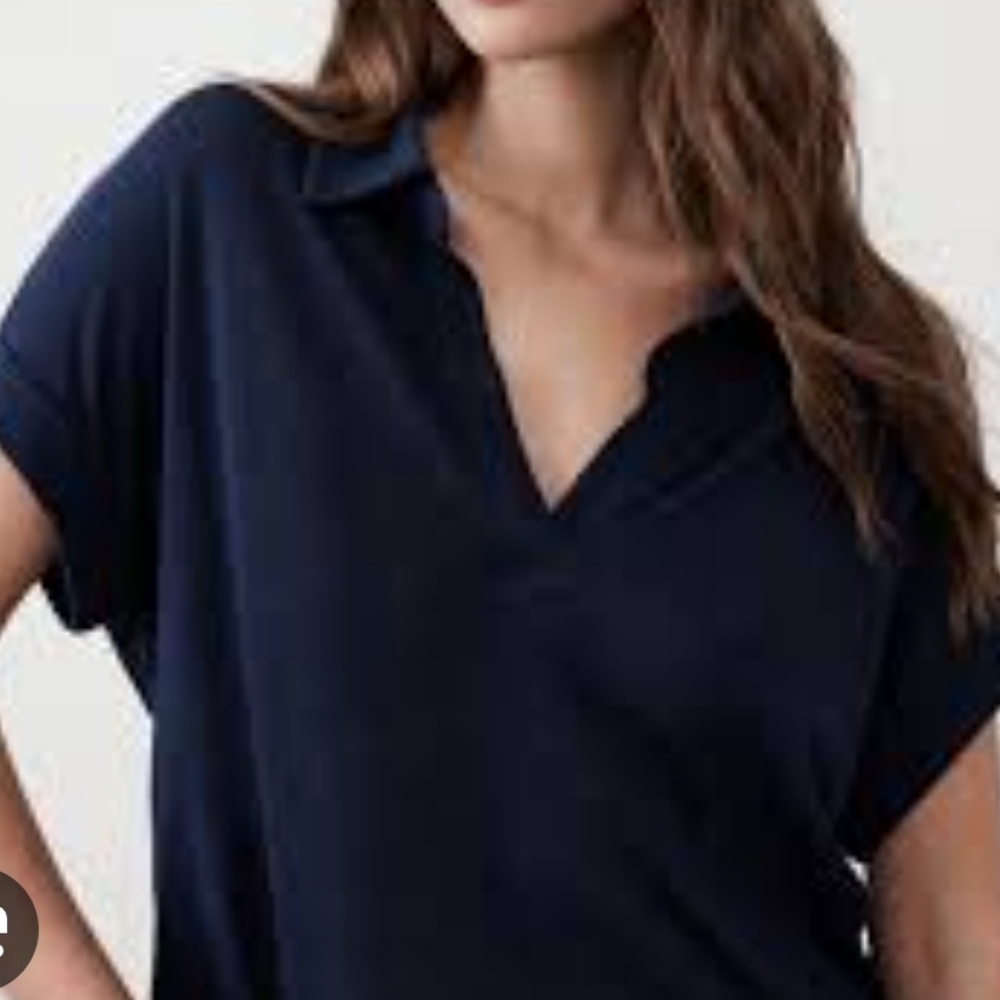 Women's Navy Blue Blouse Shirt